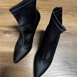 INC International Concepts Black Heeled Boots
